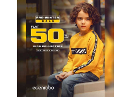 Edenrobe Pre Winter Sale FLAT 50% OFF on Kids Collection